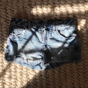 Free People Shorts - ~Light wash distressed jean shorts~ Free People Shorts - ~Light wash distressed jean shorts~
